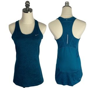 Nike Race Back Workout Dri Fit Tank Top Size M